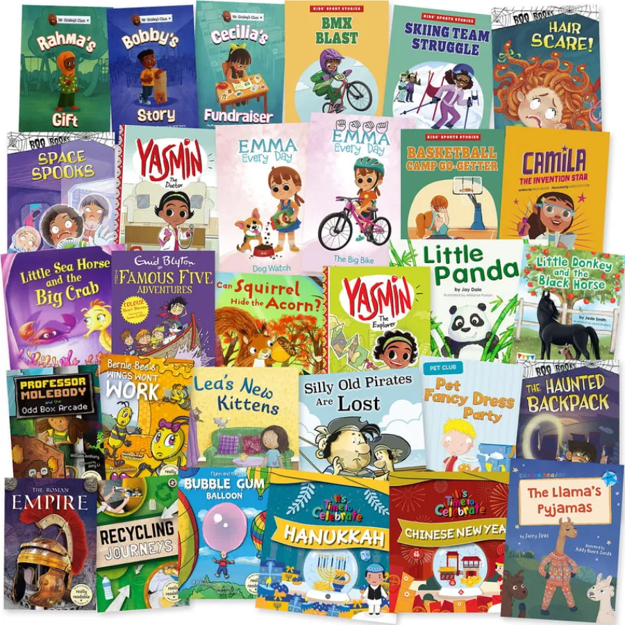 Clearance Accelerated Reader Fiction Books 30pk Lower Years Classroom Collections|Book & Reading