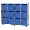 Discount Accento 12 Jumbo Unit Blue H1107 x W1358 x D460mm Cupboards|Boxes & Containers