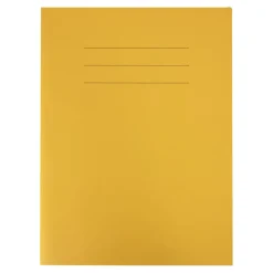 Outlet A4 Choice Exercise Book 8mm Ruled Margin Yellow 80pg pk A4|Exercise Books