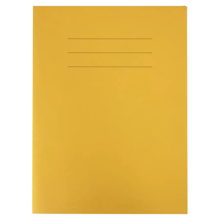 Outlet A4 Choice Exercise Book 8mm Ruled Margin Yellow 80pg pk A4|Exercise Books