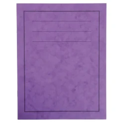 A4+ Exercise Book 8mm Ruled Margin Purple 80pg 50pk A4 Lined Exercise Books|A4