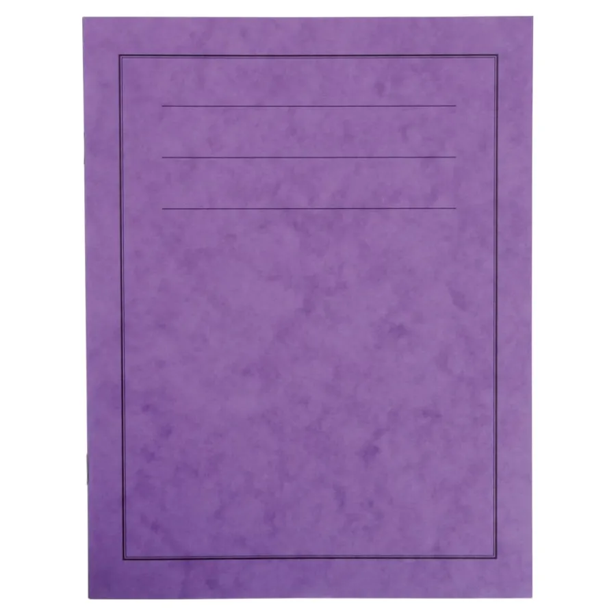 A4+ Exercise Book 8mm Ruled Margin Purple 80pg 50pk A4 Lined Exercise Books|A4