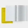 A4+ Exercise Book 8mm Ruled Margin Yellow 40pg 50pk 9 X 7 Lined Exercise Books|9" X 7"