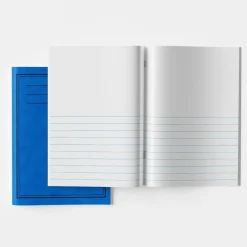 Hot A4 Exercise Book 1/2 15mm Ruled 1/2 Plain 40pg Blue 50pk Exercise Books|Lined Exercise Books