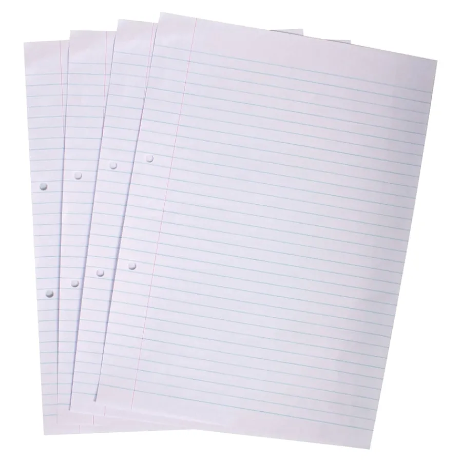 Hot A4 Exercise Paper 6mm Ruled Margin Punched 2500pk Paper & Card|Exercise Books