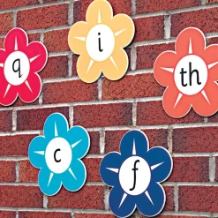 Online Alphabet Playground Flower Signs 32pk Phonics|Outdoor Literacy