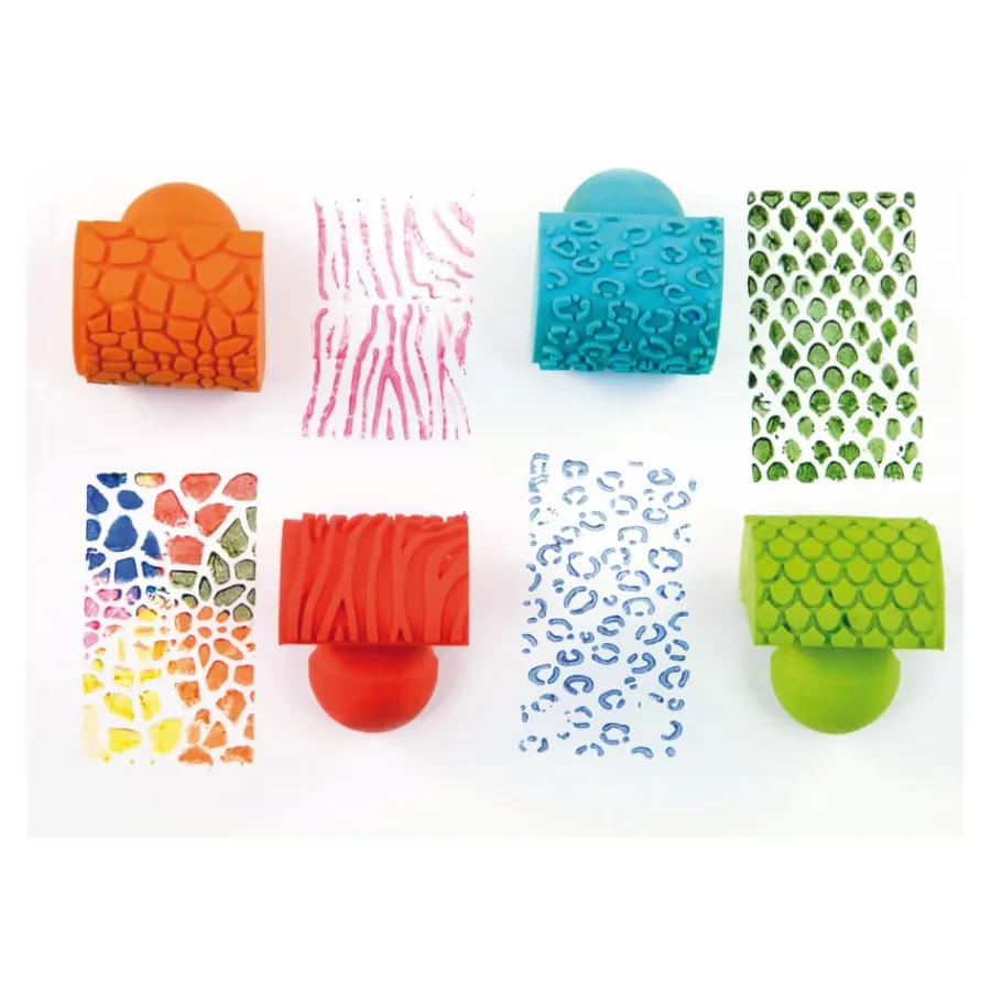 Hot Animal Rocker Stampers 4pk Outdoor Art|Mark Making Tools