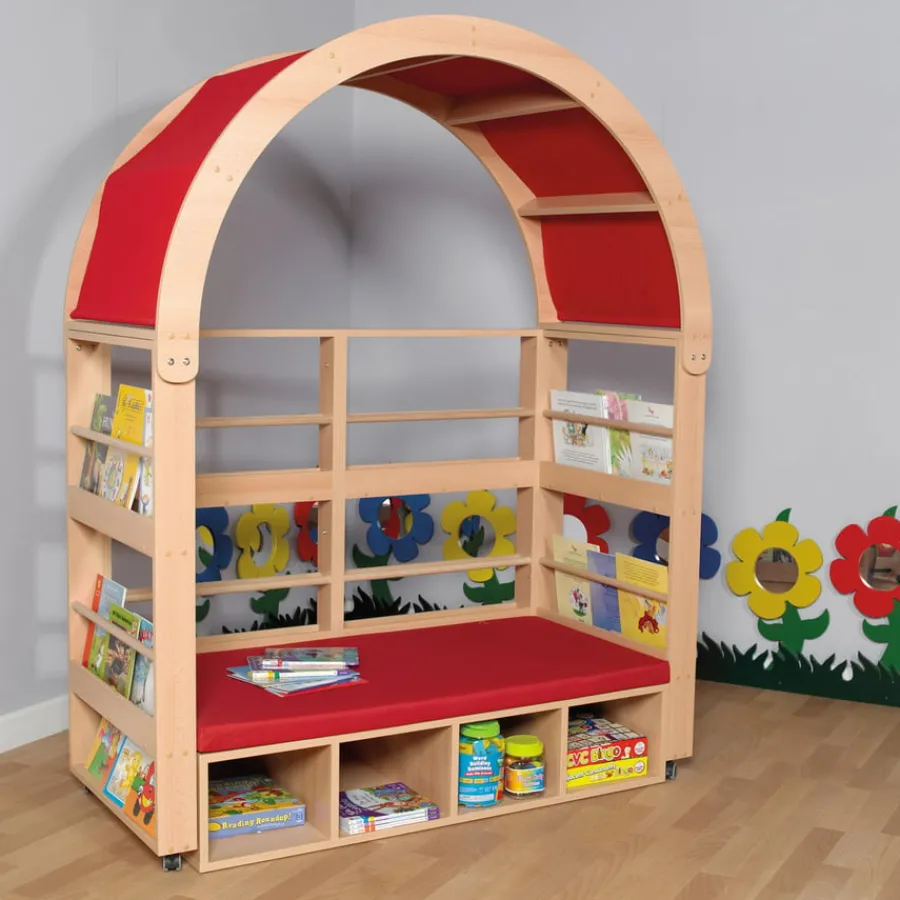 Discount Arched Bookcase Storage and Seating Library & Book Storage|Book Storage