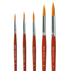 Sale Artists' Synthetic Sable Paint Brush 50pk Paint Pots & Trays|Paint Brushes & Applicators