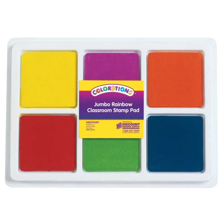 Hot Assorted Jumbo Stamp Pad Outdoor Art|Mark Making Tools