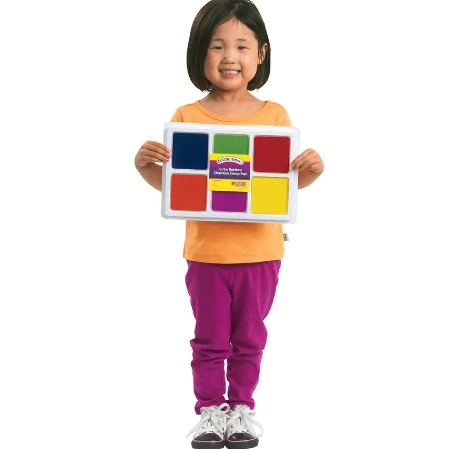 Hot Assorted Jumbo Stamp Pad Outdoor Art|Mark Making Tools