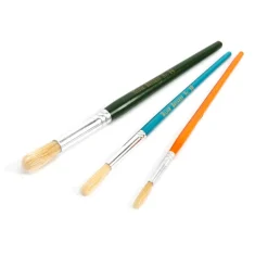 Online Assorted Round Short Hog Hair Paint Brushes 30pk Paint Pots & Trays|Paint Brushes & Applicators