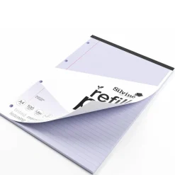 Outlet A4 Tinted Refill Pads 8mm Ruled Margin Assorted 100pg 5pk Exercise Books|Tinted Exercise Books