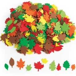 Autumn Leaves Foam Shapes 500pk Festivals & Celebrations|Collage & Craft