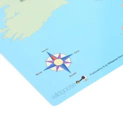 Discount A3 Wipeable Map of the UK Double sided 10pk Maps & Compasses