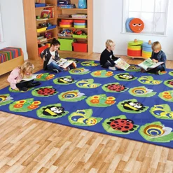 Clearance Back to Nature Square Bug Placement Carpet 3m x 3m Shop The Full Range|Furniture