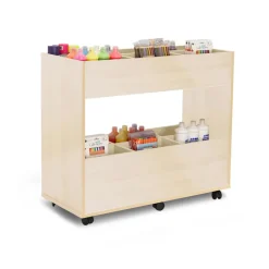 Clearance 12 Bay Mobile Double Decker Kinderbox Library & Book Storage|Book Storage