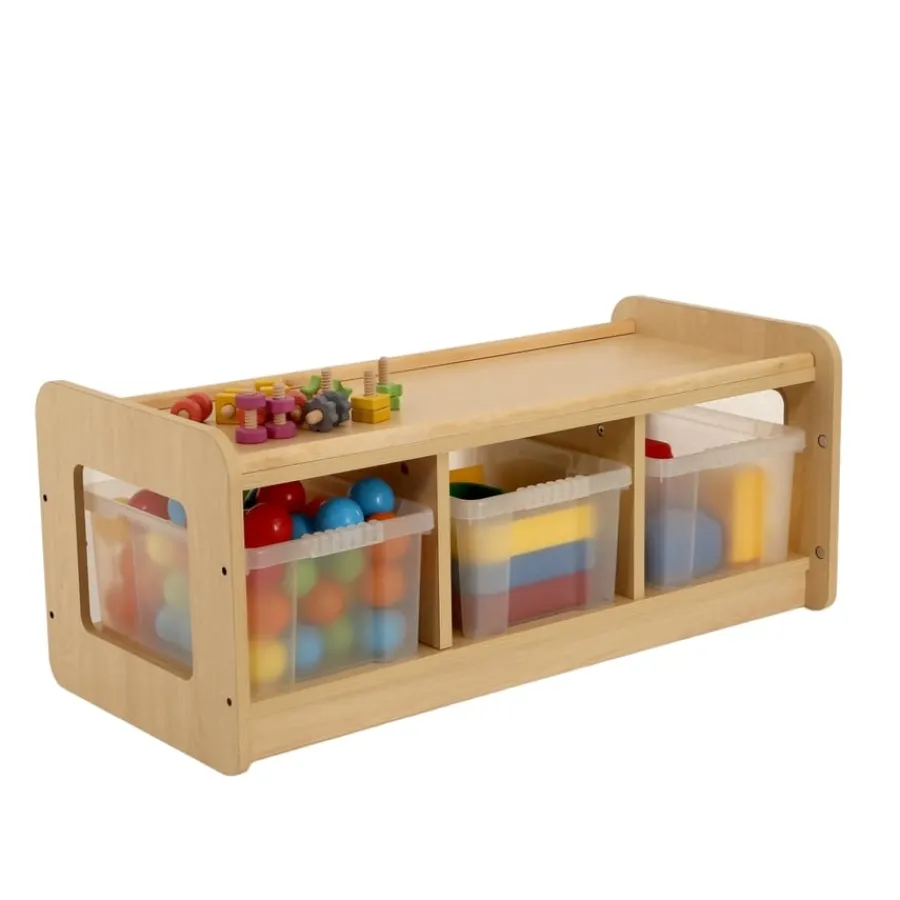 Clearance 3 Bay Store Boxes & Containers