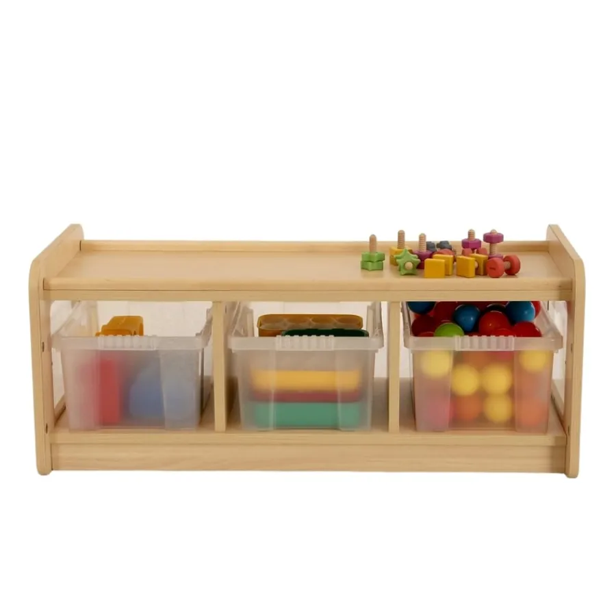 Clearance 3 Bay Store Boxes & Containers