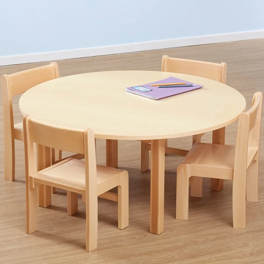 Online Beech Veneer Round Classroom Table Classroom Tables|Tables & Chairs
