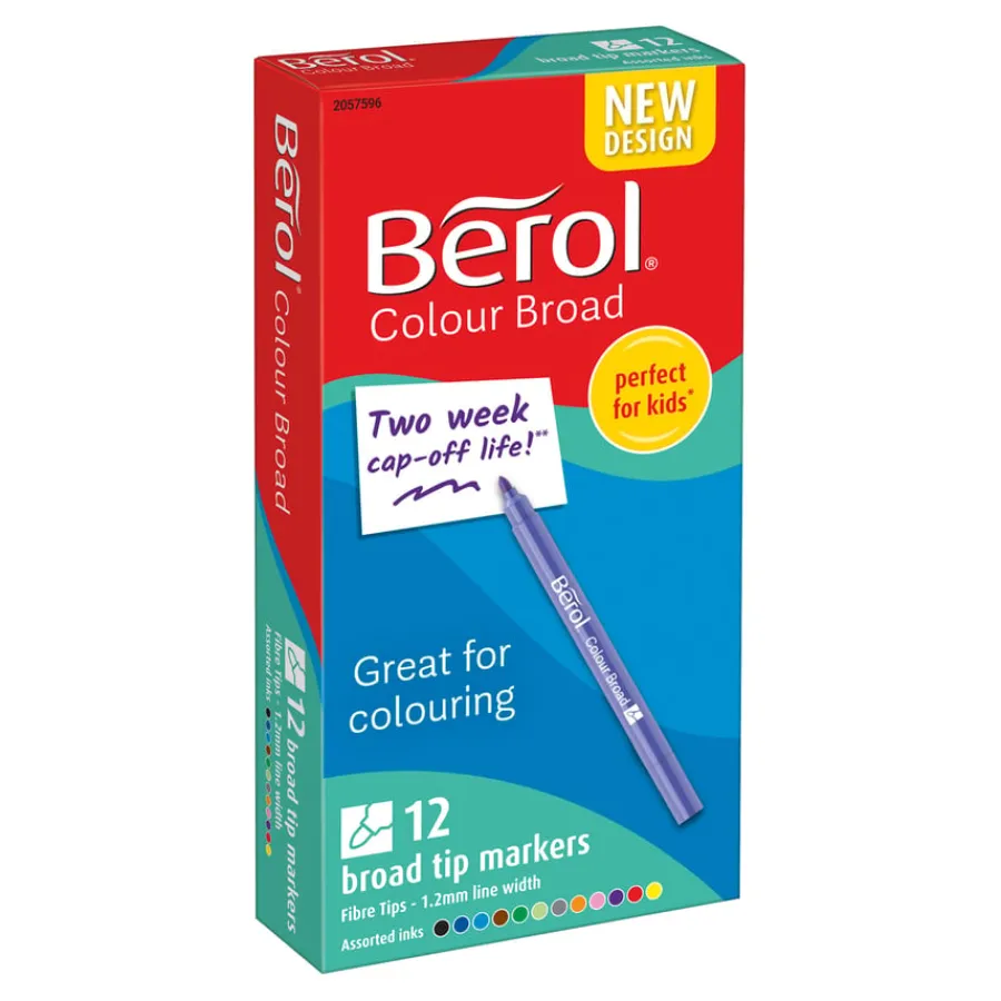 Online Berol® Colour Broad Pens Assorted Steam|Drawing