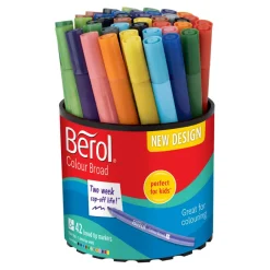 Online Berol® Colour Broad Pens Assorted Steam|Drawing