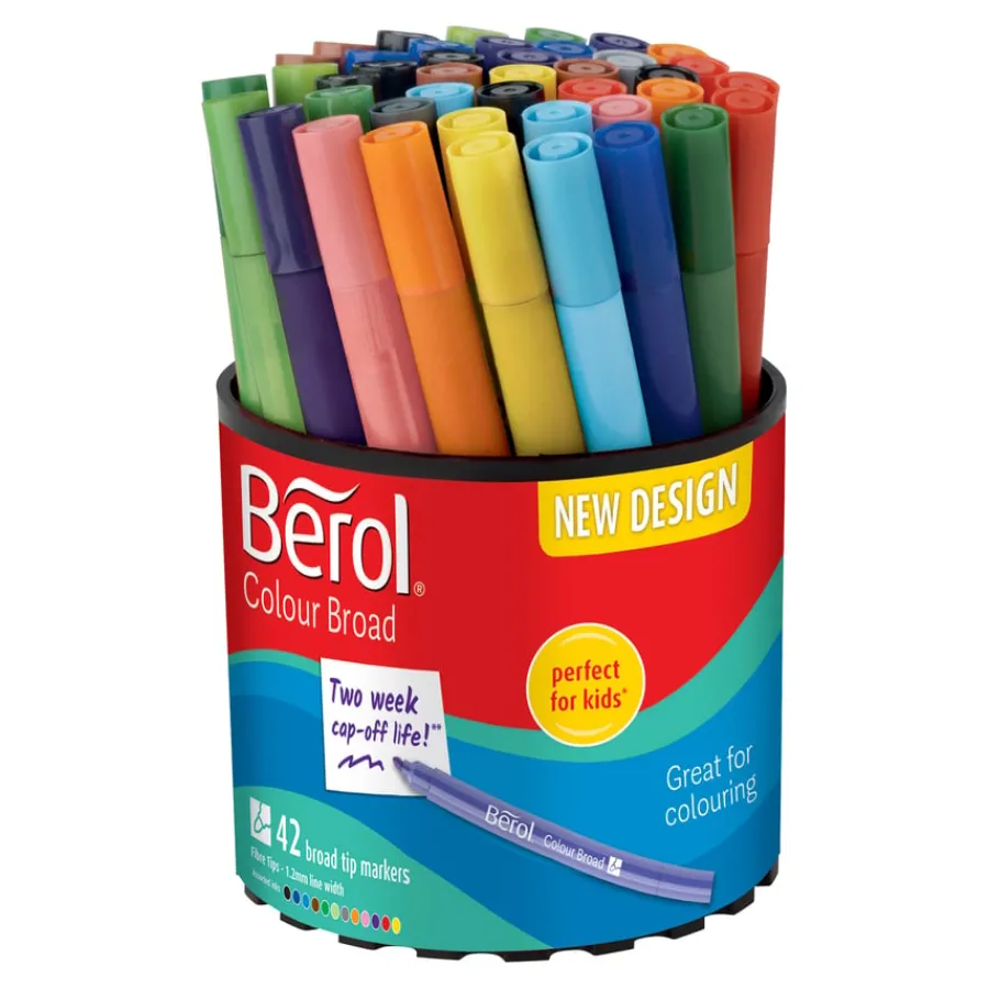 Online Berol® Colour Broad Pens Assorted Steam|Drawing