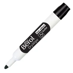 Discount Berol® Drywipe Markers Bullet Tip Black 48pk Whiteboards|Markers & Highlighters