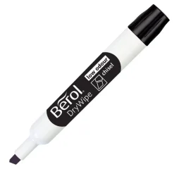 New Berol® Drywipe Markers Chisel Tip Black 48pk Whiteboards|Markers & Highlighters