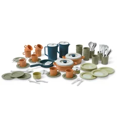 Outlet Bio Plastic Role Play Coffee & Dinner Set 79pcs Kitchens & Accessories|Shopping & Food