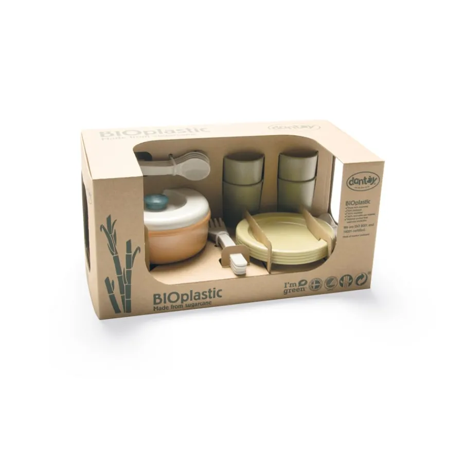 Hot Bio Plastic Role Play Dinner Set 22pcs Kitchens & Accessories|Shopping & Food