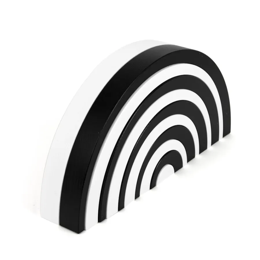 Discount Black & White Wooden Nesting Arches 10pk Shop The Full Range|First Construction