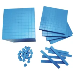 Online Blue Base Ten Class Set 823pcs Base Ten Sets|Number & Place Value
