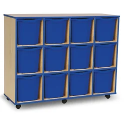 Blue Edge Tray Storage Units Boxes & Containers|Trays & Tray Storage