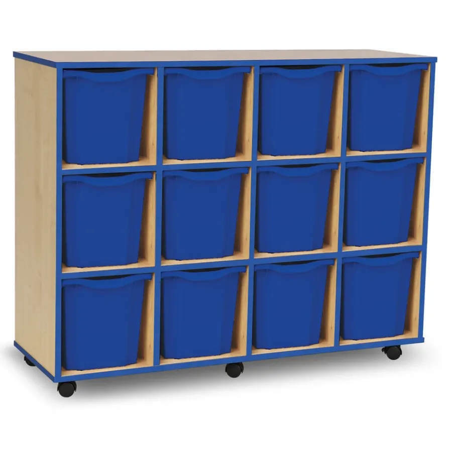 Blue Edge Tray Storage Units Boxes & Containers|Trays & Tray Storage