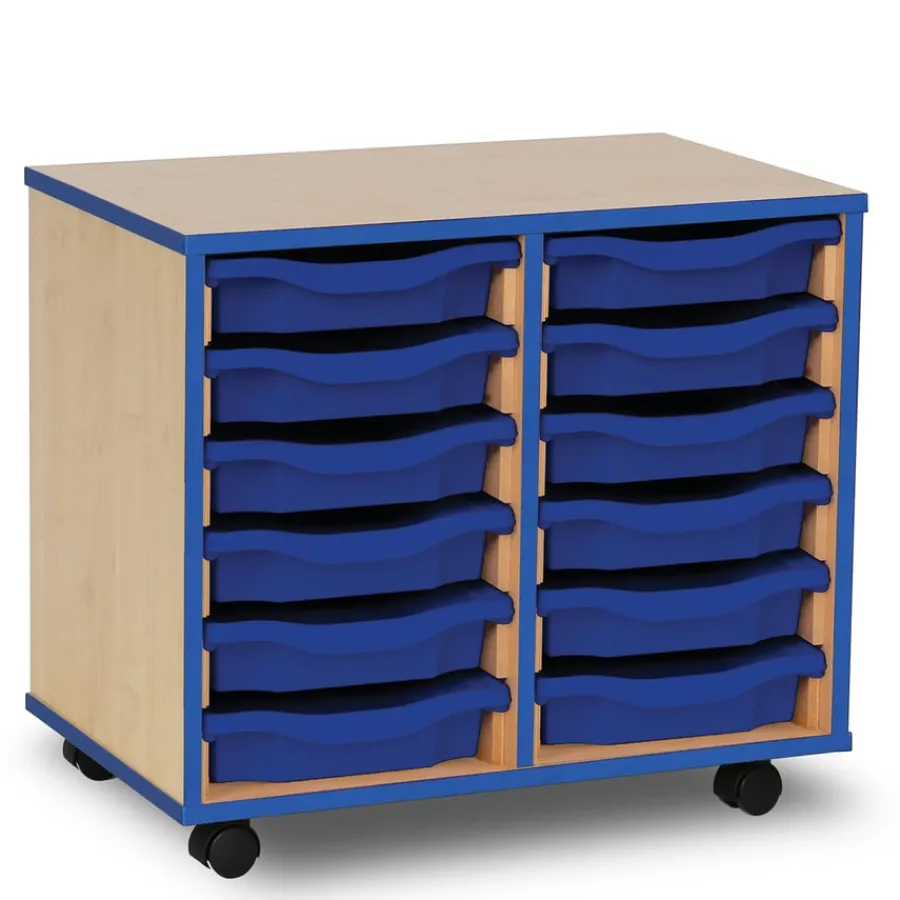 Blue Edge Tray Storage Units Boxes & Containers|Trays & Tray Storage