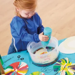New Blue Splashproof Children's Nylon Smock Aprons Aprons|Aprons & Table Covers