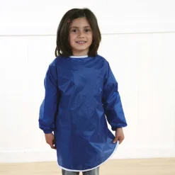 New Blue Splashproof Children's Nylon Smock Aprons Aprons|Aprons & Table Covers