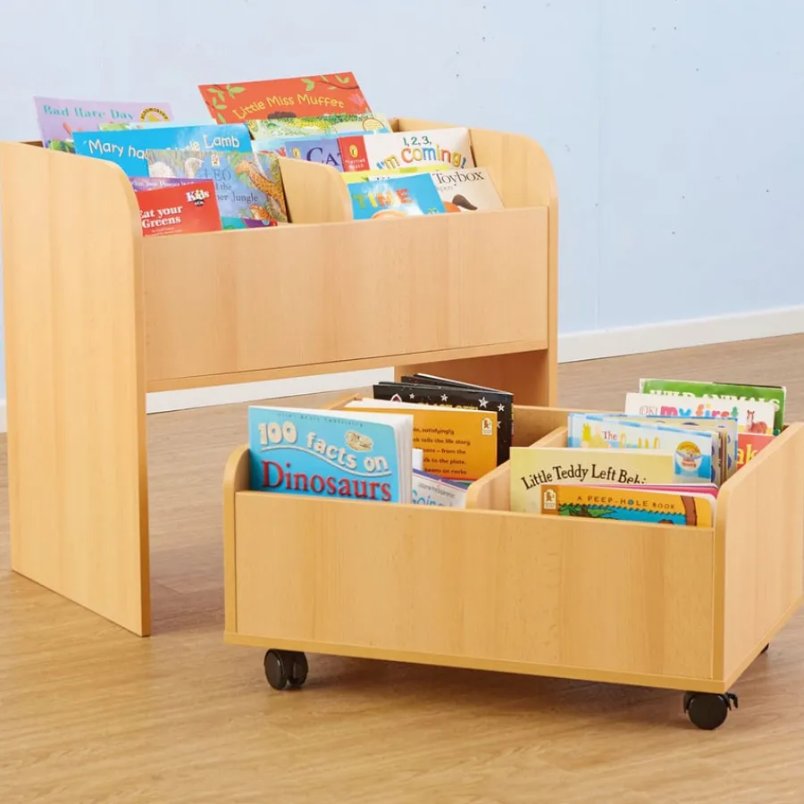 Online Book Storage Unit with Trolley Early Years & Nursery|Book Storage