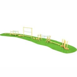 Clearance Bridge Challenge Playground Trim Trail Climbing Courses