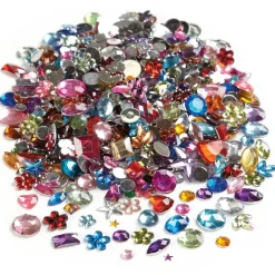 New Bright Ideas Colourful Gem Stone Collection 2000pcs Festivals & Celebrations|Investigating Materials