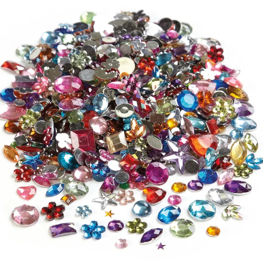 New Bright Ideas Colourful Gem Stone Collection 2000pcs Festivals & Celebrations|Investigating Materials