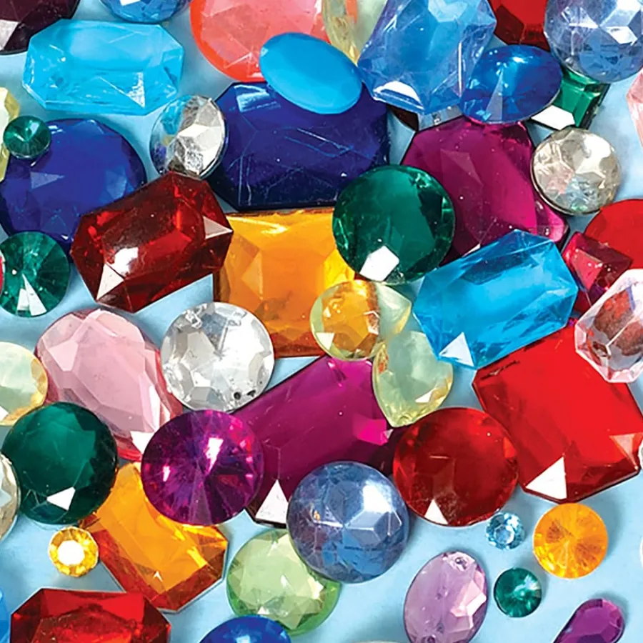 New Bright Ideas Colourful Gem Stone Collection 2000pcs Festivals & Celebrations|Investigating Materials