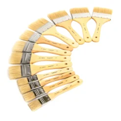 Clearance Bristle Hair Large Area Paint Brushes 12pk Steam|Outdoor Art