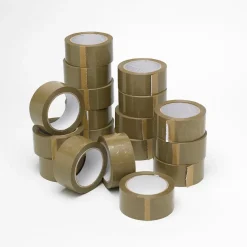 Brown Parcel Tape Rolls 50mm x 66m 6pk Glue & Adhesives|Adhesives