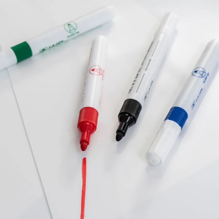 Hot Budget Drywipe Pens Medium Tip Assorted 4pk Whiteboards|Tts Brand