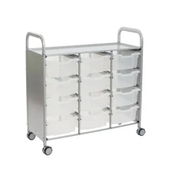 Clearance Callero Tray Trolley 12 Deep Trays Trays & Tray Storage|Storage & Trolleys