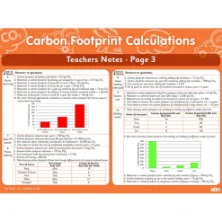 Clearance Carbon Footprint Calculations Experiments|Earth, Space & Weather