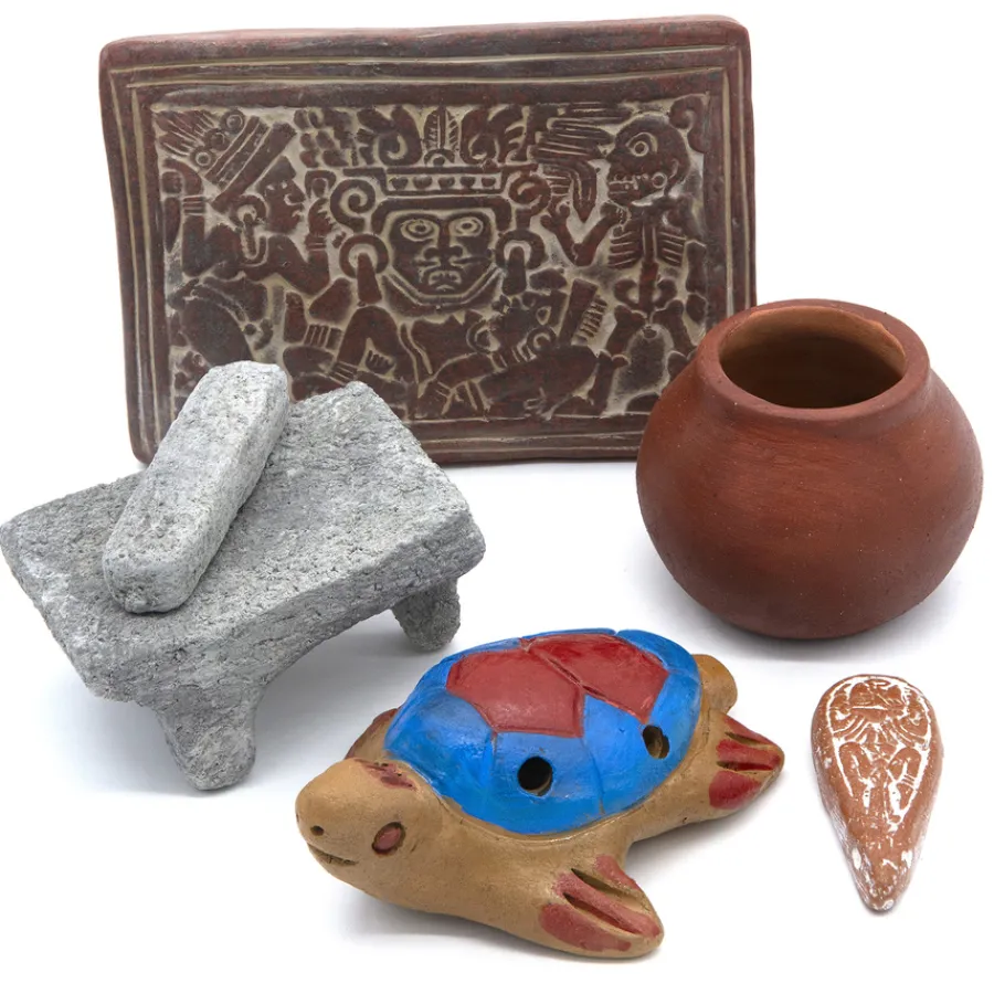 Hot Central American Aztecs Time Capsule Artefact Collection KS2 Mayans & Aztecs