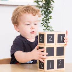 Clearance Chalk Wooden Cubes 6pk Shop The Full Range|Construction